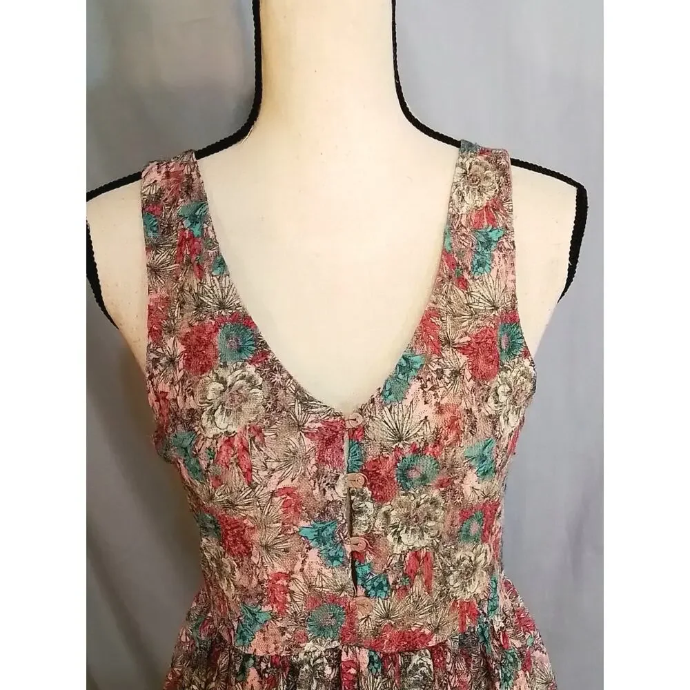 American Rag Cie  multi colored floral mini dress - Picture 4 of 8